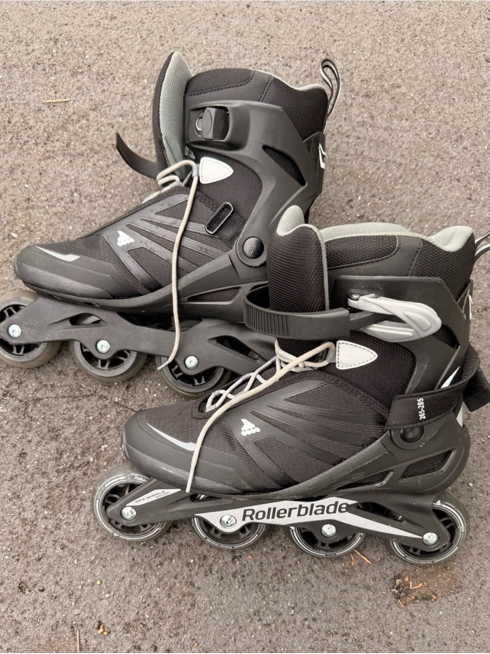 Men's Black Inline Skates - Durable Urban Performance